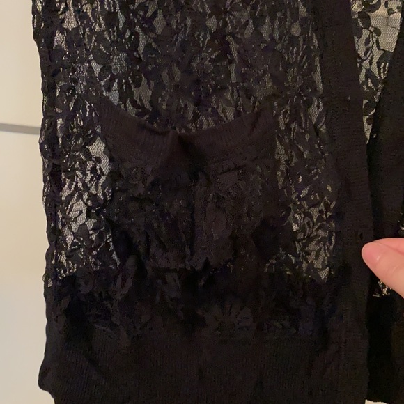 2 black lace design cardigans! - Picture 4 of 6